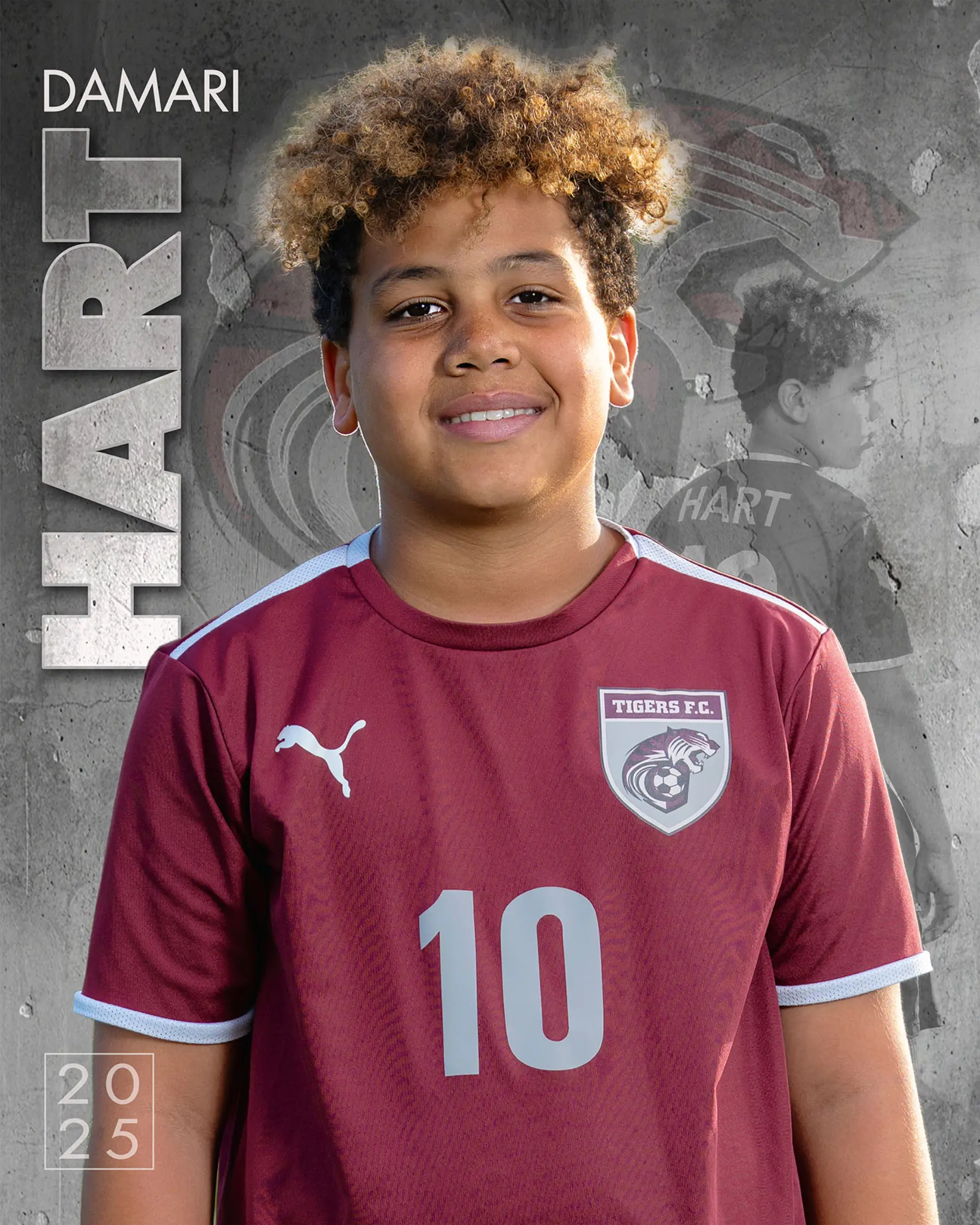 Youth athlete individual portrait session by Shutter Creek Photography