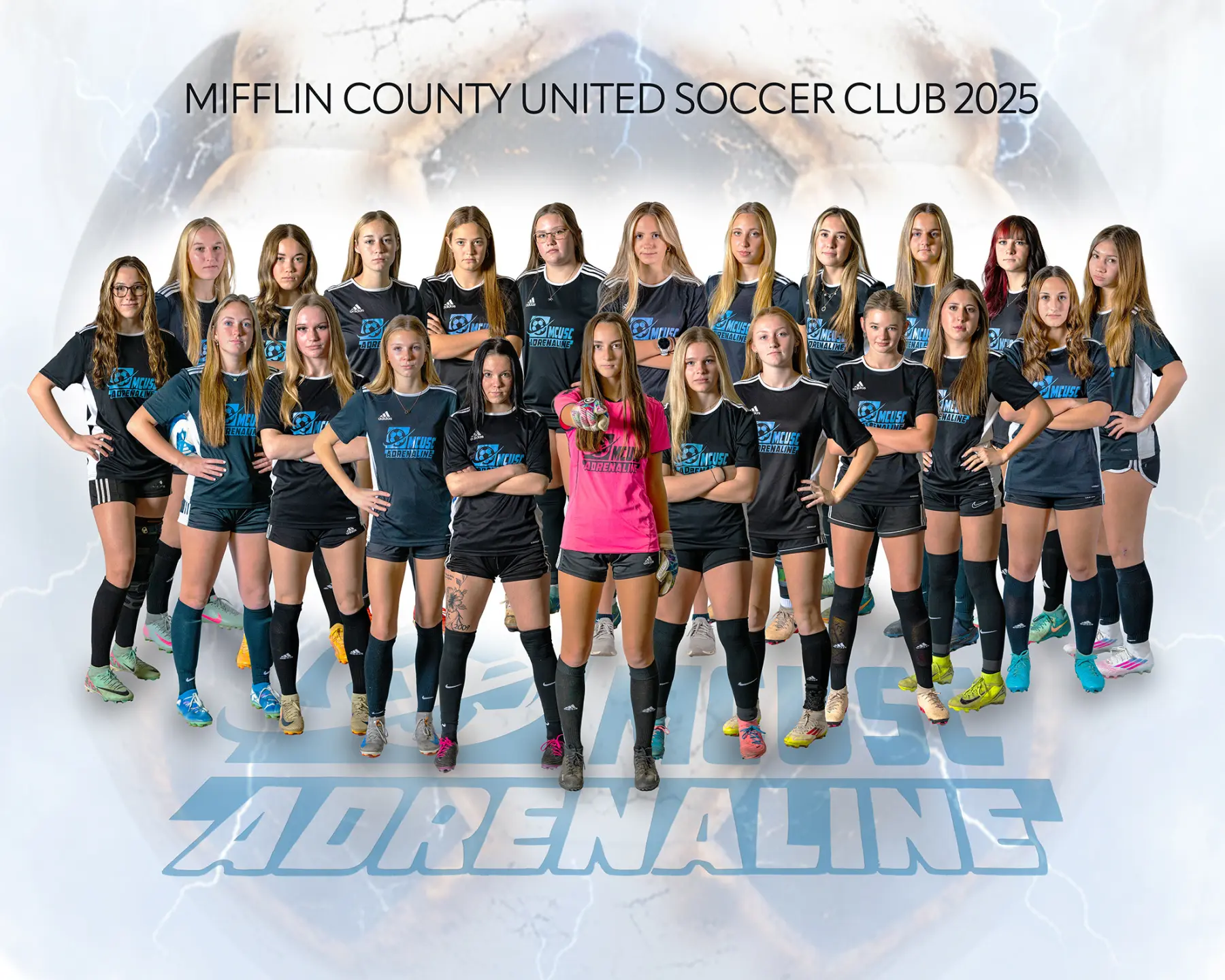 Youth sports team photo session by Shutter Creek Photography in Central Pennsylvania