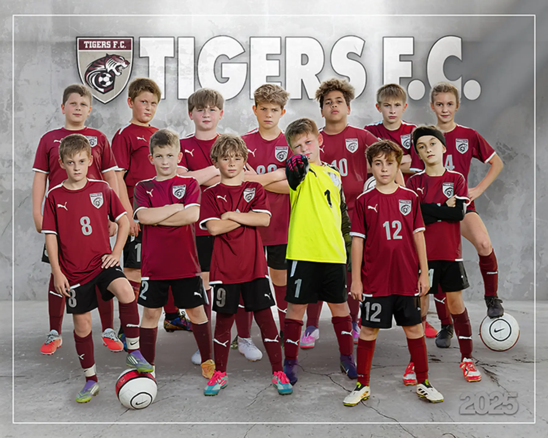 Youth sports team photo session by Shutter Creek Photography in Central Pennsylvania